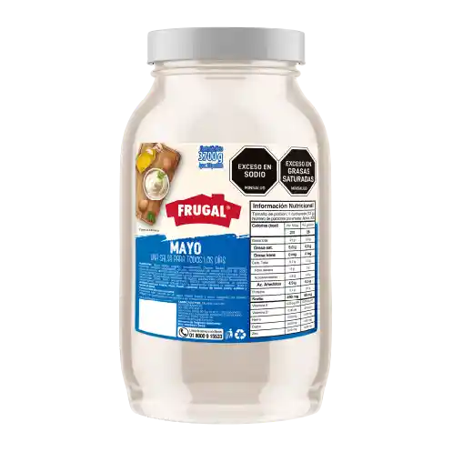 Salsa Mayo Frugal Pet 3700g