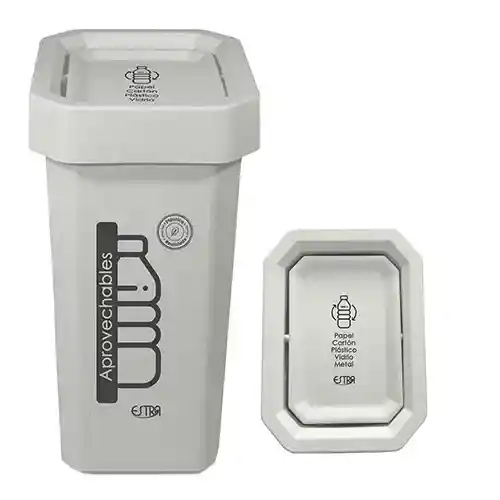 Caneca Estra Ecobins Vaiven Blanco 26l