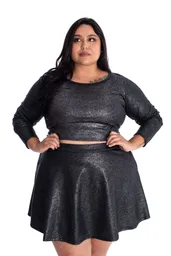 Croptop Fantasy Negro T20