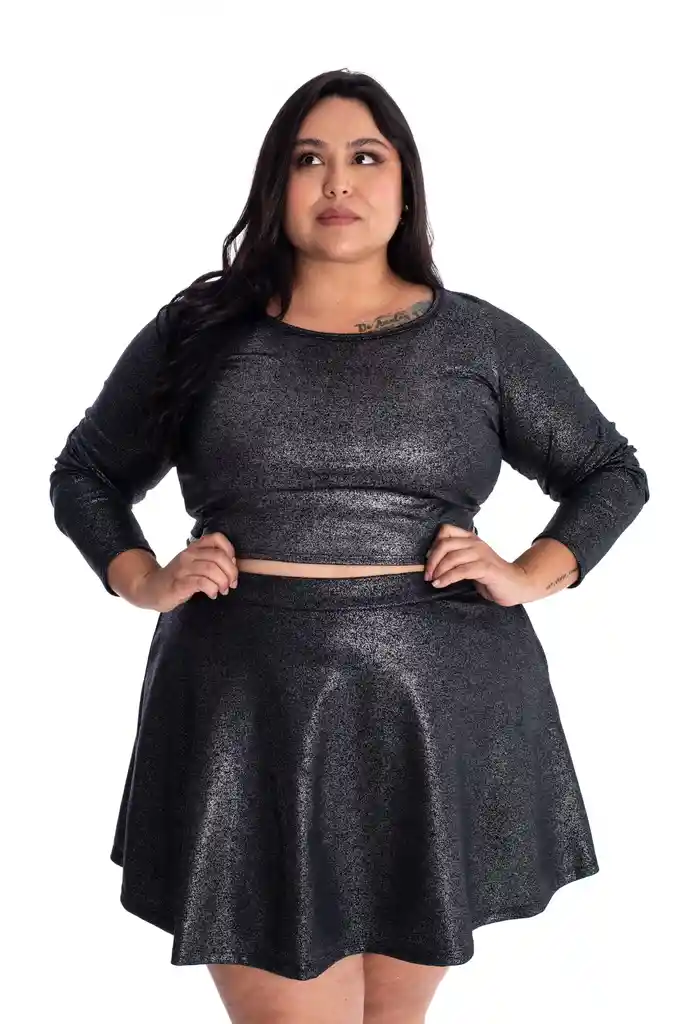 Croptop Fantasy Negro T20