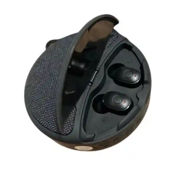 Parlante Tg808 Negro: Con Soporte Multifuncional Y Audífonos Inalámbricos