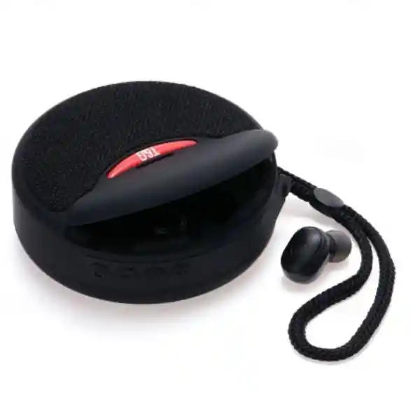 Parlante Tg808 Negro: Con Soporte Multifuncional Y Audífonos Inalámbricos