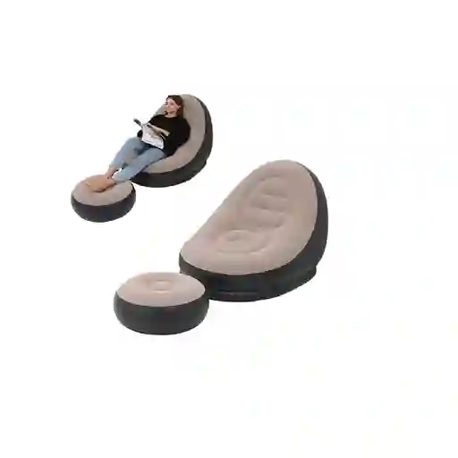 Silla De Descanso Inflable Para Adultos, Sofa Plegable Porta