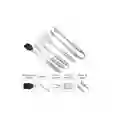 Set Utensilios Asados Parrilero Acero Inoxidable Estuche