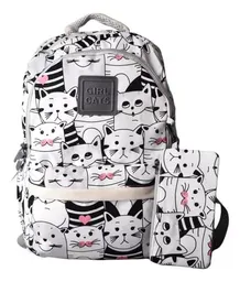 Morral Maleta Mediano Diseño Catlovers 789