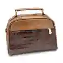 Bolso Pequeño Para Dama Cuero Genuino Café