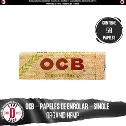 Organic Hemp Single - Ocb - Papeles De Enrolar