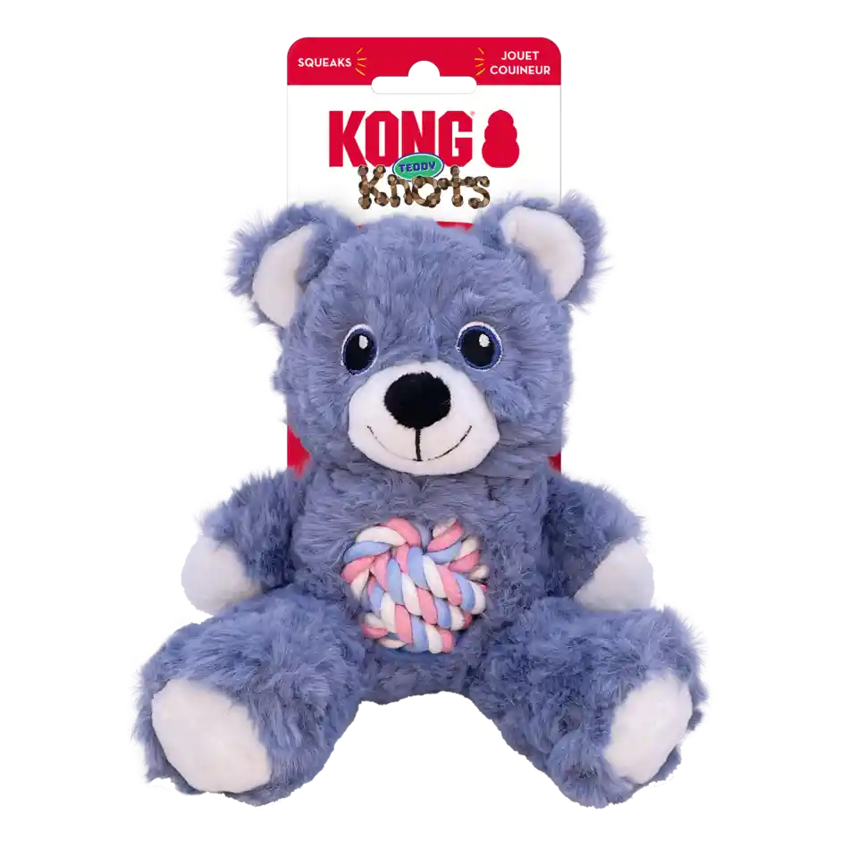 Kong Teddy Knots Peluche Para Perro Colores Surtidos Talla S