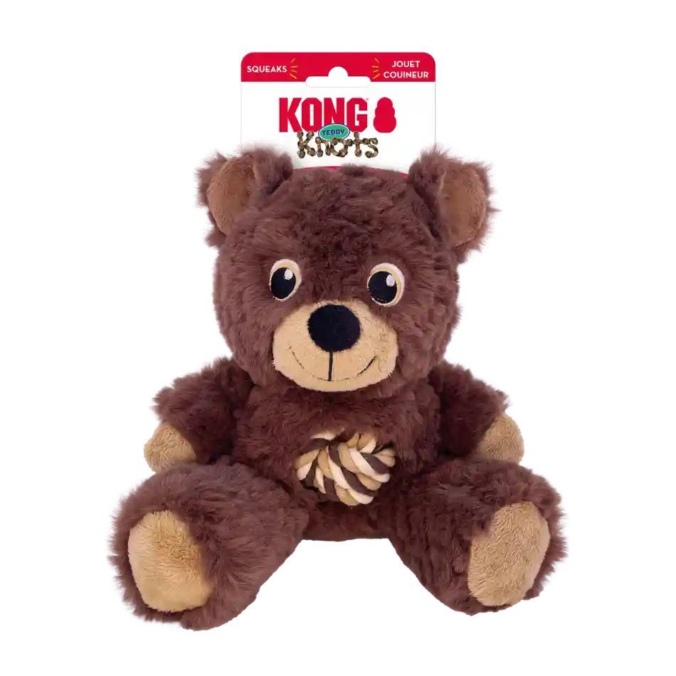 Kong Teddy Knots Peluche Para Perro Colores Surtidos Talla M