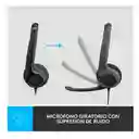 Diadema Logitech H390 Usb Negro Con Micrófono