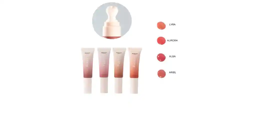 Gloss Lip Tono Alba Glow Fusion Montoc