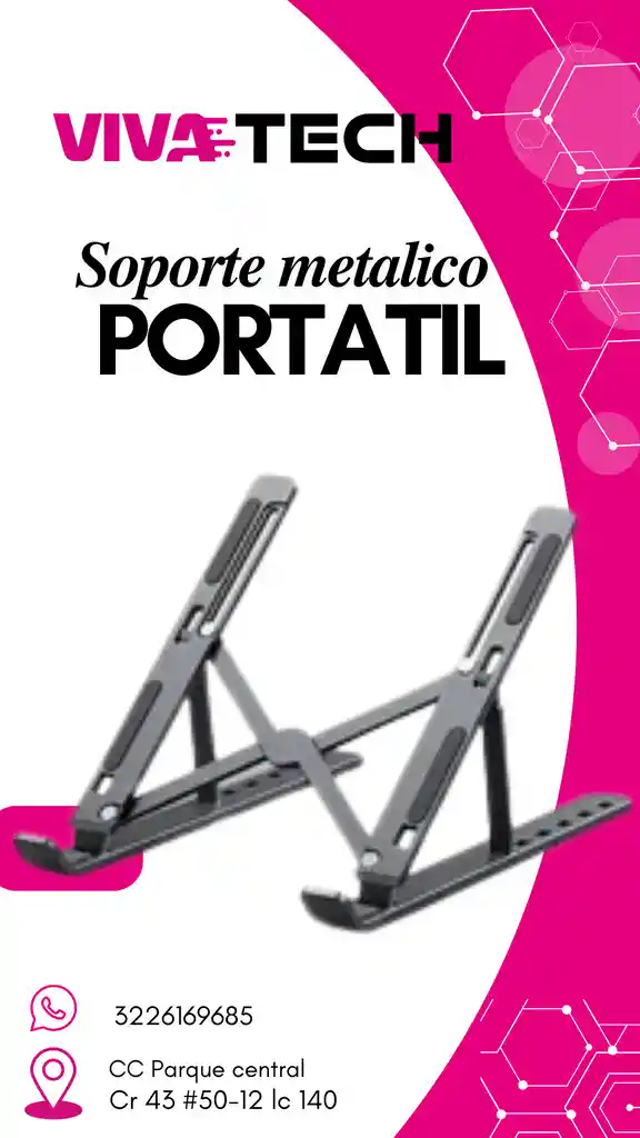 Soporte Metalico Para Portatil