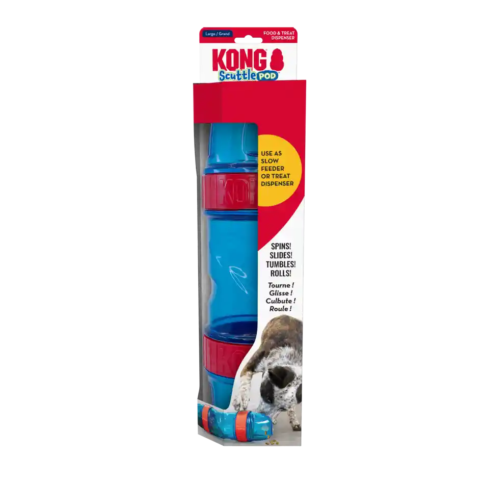 Kong Scuttle Pod Juguete Dispensador Talla L