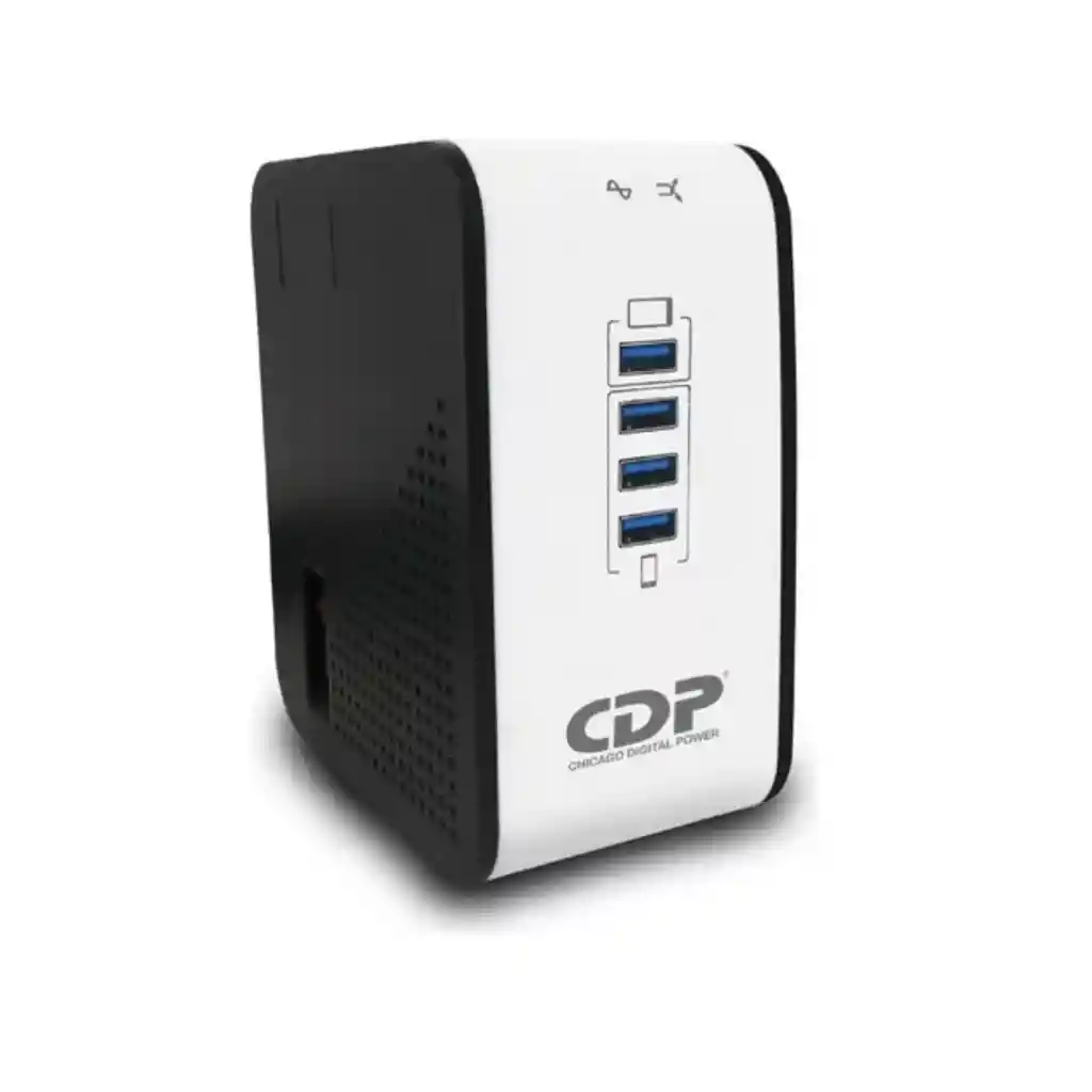 Regulador Cdp R2cu-avr1008 1000va 8 Contactos (r2cu-avr1008) Color Blanco