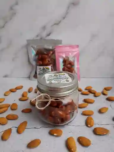 Almendras Quemadas En Frasco De 100 Gr