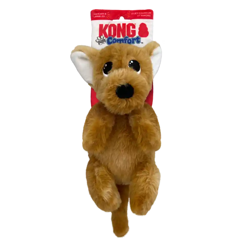 Kong Comfort Pups Peluche Para Perro Ref Peanut Talla S