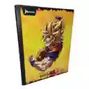 Cuaderno Cosido Sticker 100 Hojas Cuadriculado Dragón Ball