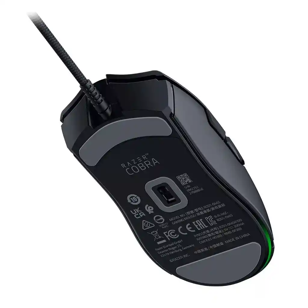 Mouse Razer Gamer Cobra Rgb Color Negro
