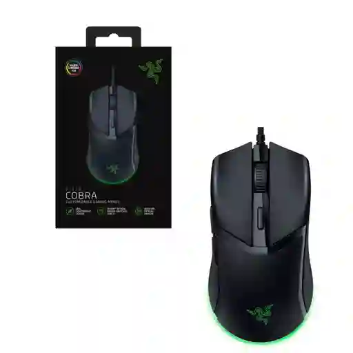 Mouse Razer Gamer Cobra Rgb Color Negro