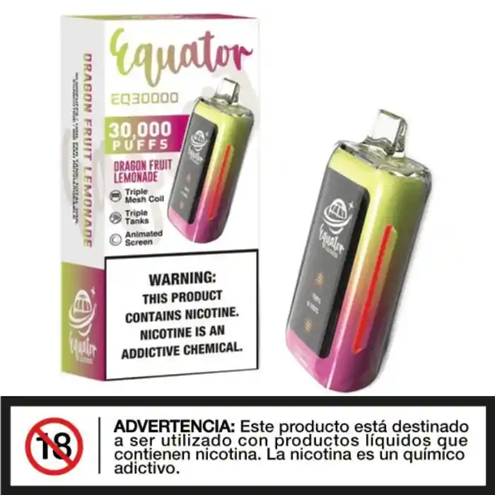 Desechable Equator 30000puff - Dragon Fruit Lemonade