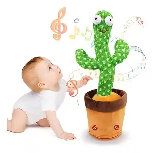 Cactus Bailarin Imita Voz, Musical, Bailarin Juguete Felpa