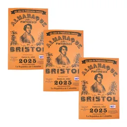 Set X 3 Calendario Almanaque Pintoresco Bristol 2025