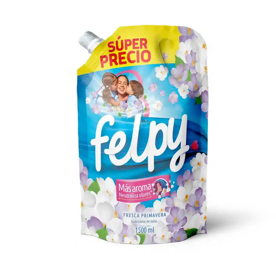 Suavizante Felpy Telas Fresca Primavera (1500 Ml)