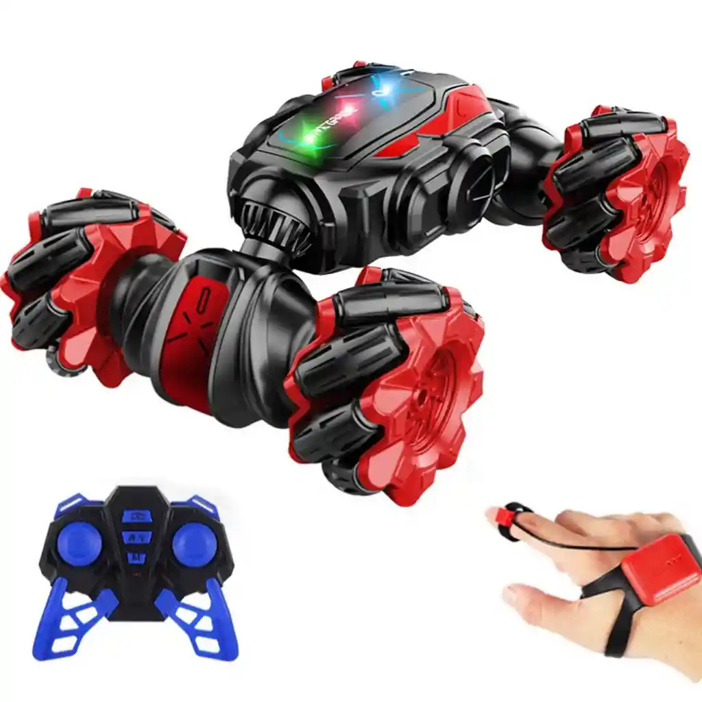 Carro Stunt Rc Con Sensor De Movimiento - Realiza Giros Y Maniobras 360°