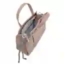 Bolso Tote Con Bolsillo Frontal Y Llavero Decorativo
