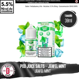 Jewel Mint Salts - 5.5%-55mg/30ml - Pod Juice