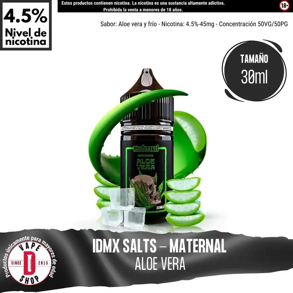 Aloe Vera Salts - 4.5%-45mg/30ml - Idmx