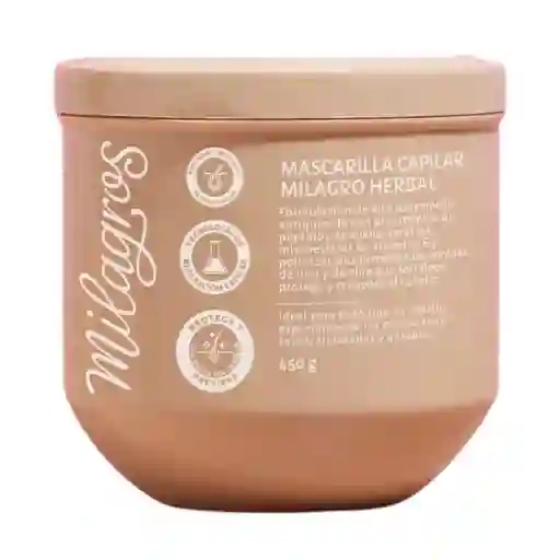 Mascarilla Capilar Milagro Herbal Milagros X 450g