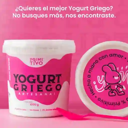 Yogurt Griego Artesanal. 1000g