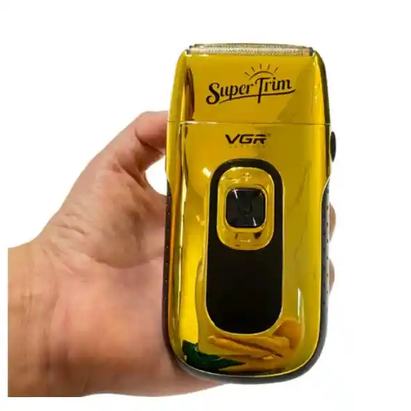 Máquina De Peluquear Vgr-v-332 Dorado Con Motor De Alta Potencia