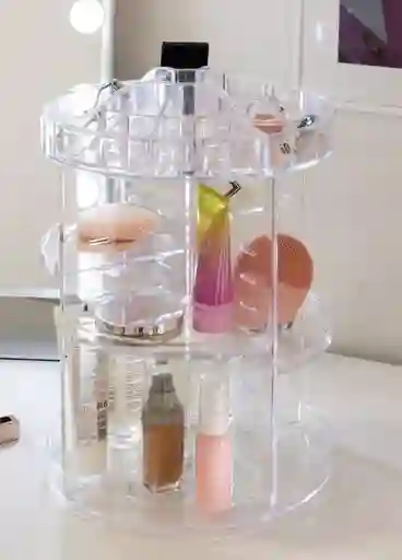 Organizador De Maquillaje Giratorio 360°