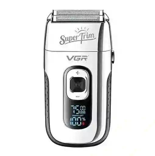 Máquina De Peluquear Vgr-v-332 Plateado Con Motor De Alta Potencia