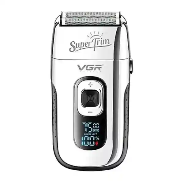 Máquina De Peluquear Vgr-v-332 Plateado Con Motor De Alta Potencia