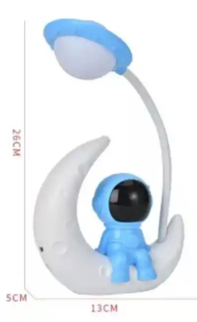 Lampara Astronauta De Mesa Led Para Niños Recargable Con Usb