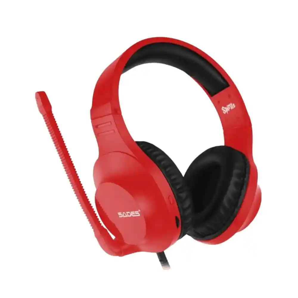 Diadema Gamer Sades Spirits Sa-721 Rojo