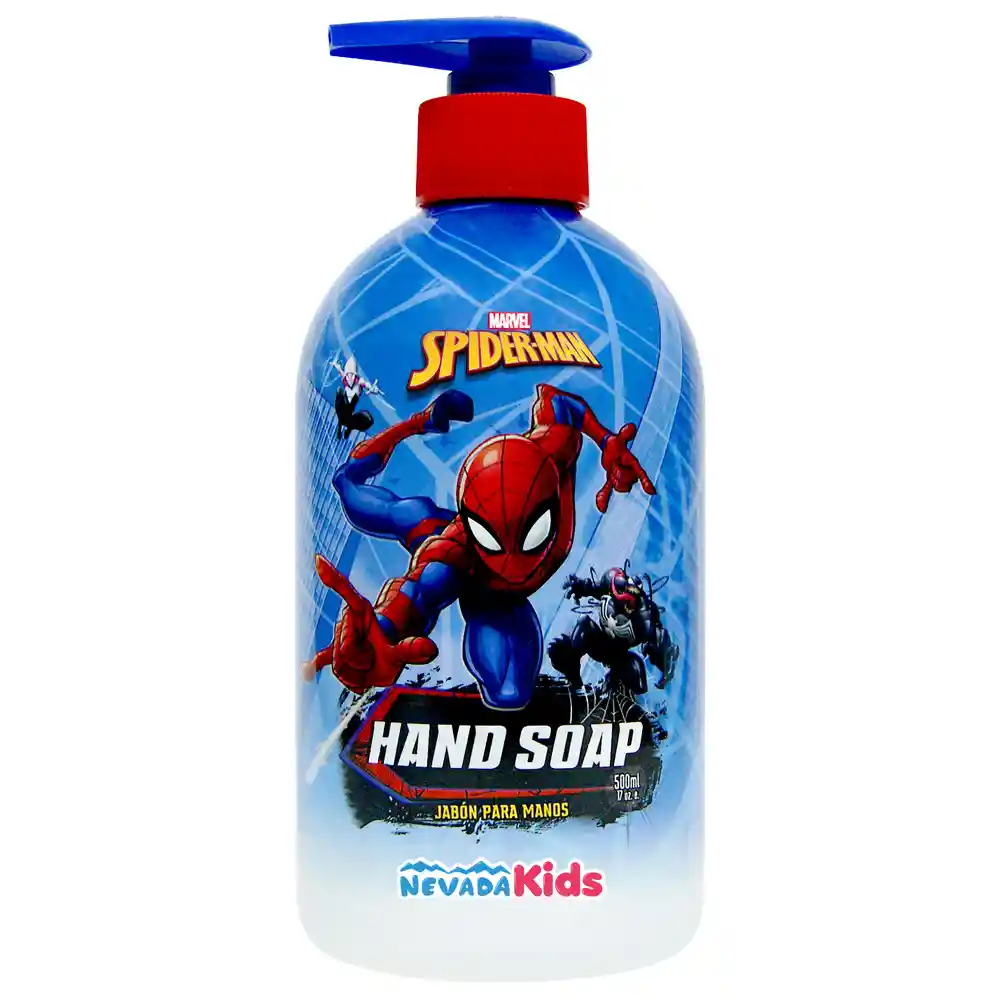 Jabon Para Manos Nevada Spiderman X 500 Ml