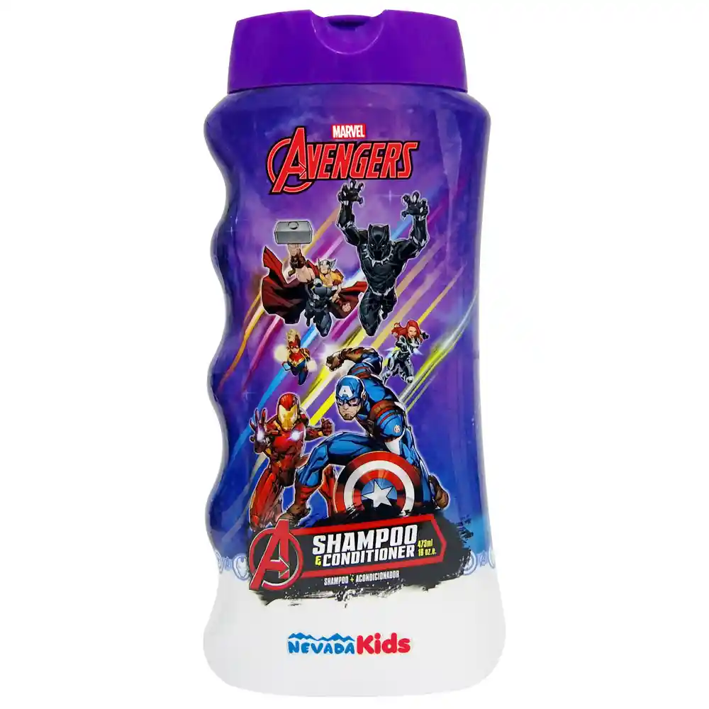 Shampoo + Acondicionador 2 En 1 Nevada Avengers X 473 Ml