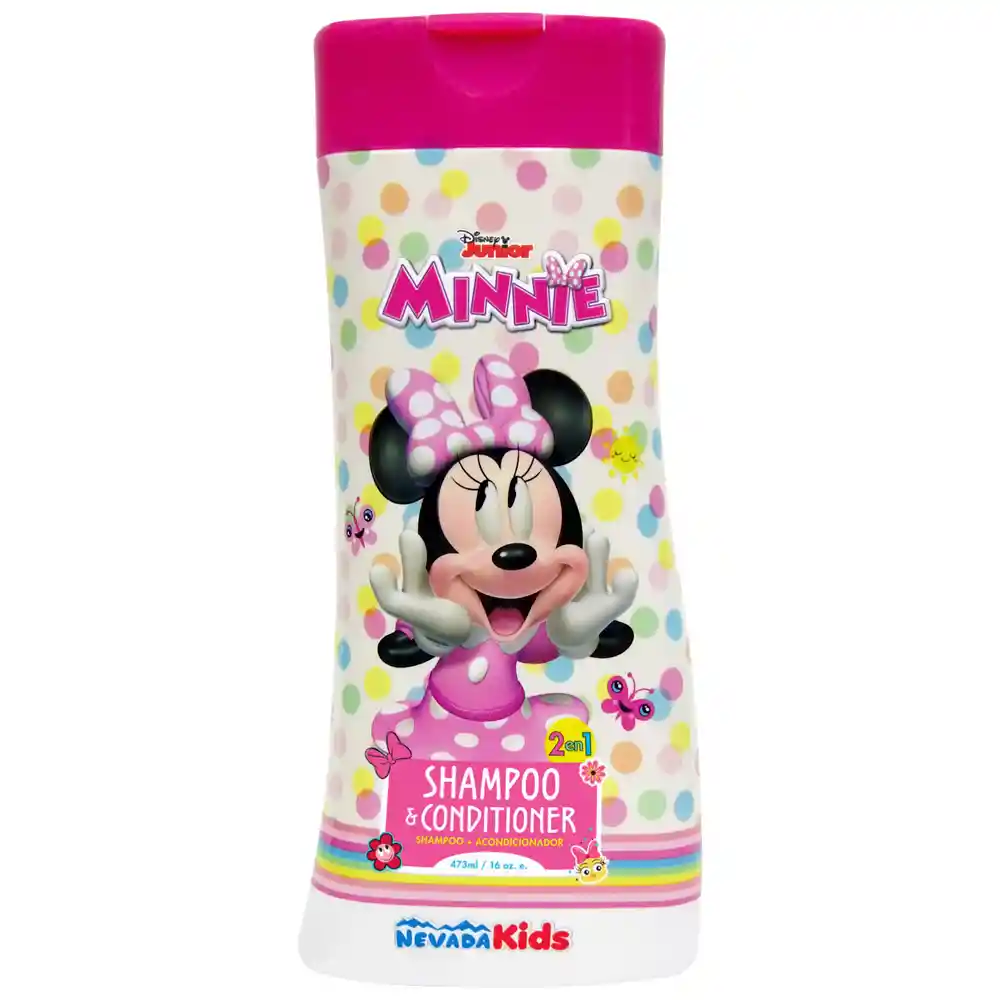 Shampoo + Acondicionador 2 En 1 Nevada Minnie X 473 Ml