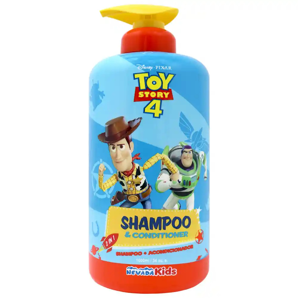 Shampoo + Acondicionador 2 En 1 Nevada Toy Story X 1000 Ml