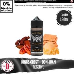 Don Juan Reserve - 0%-0mg/120ml - Kings Crest