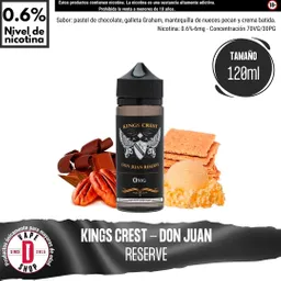 Don Juan Reserve - 0.6%-6mg/120ml - Kings Crest