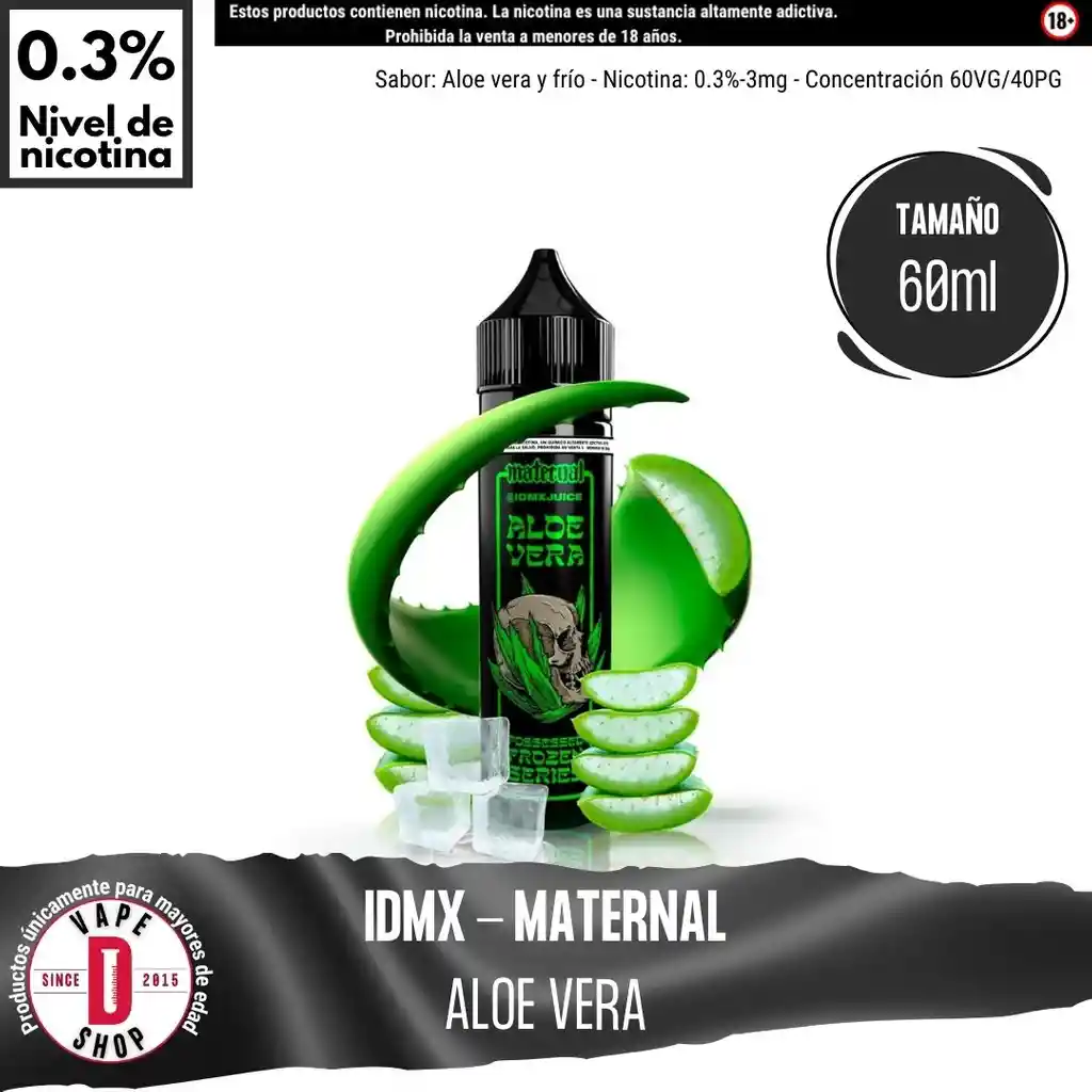 Aloe Vera By Maternal - 0.3%-3mg/60ml - Idmx