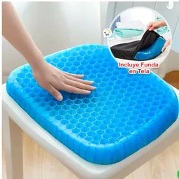 Cojin Azul En Gel Para Asiento Mayor Comodidad