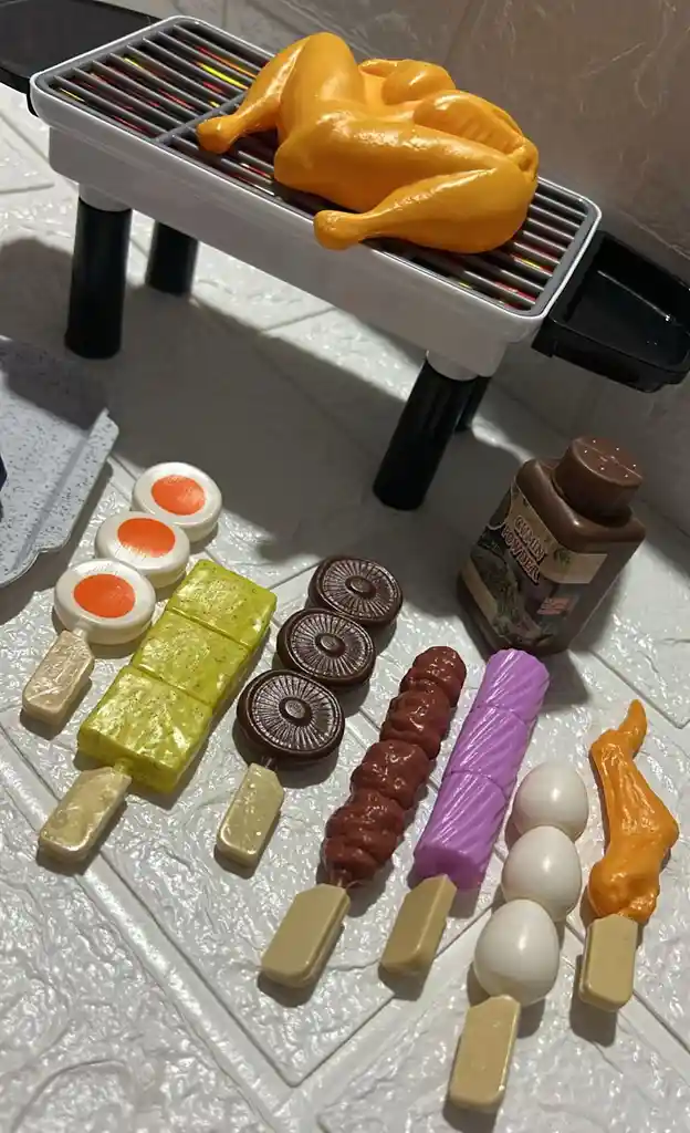 Accesorios Para Cocina Niñas Parrila-pollo Asado-pinchos Etc Juguetes Para Niñas