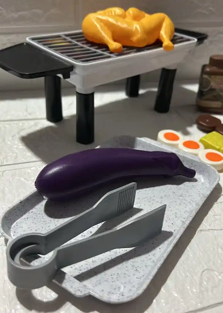 Accesorios Para Cocina Niñas Parrila-pollo Asado-pinchos Etc Juguetes Para Niñas
