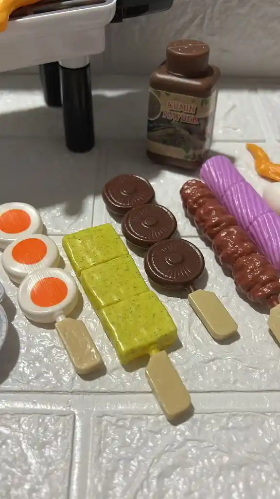 Accesorios Para Cocina Niñas Parrila-pollo Asado-pinchos Etc Juguetes Para Niñas